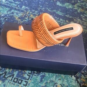 French Connection Women's Brown Heeled Sandals